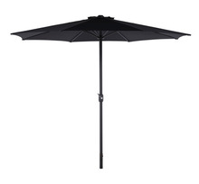 Markedsparasoll San Marino Ø300 cm svart - Sunlife